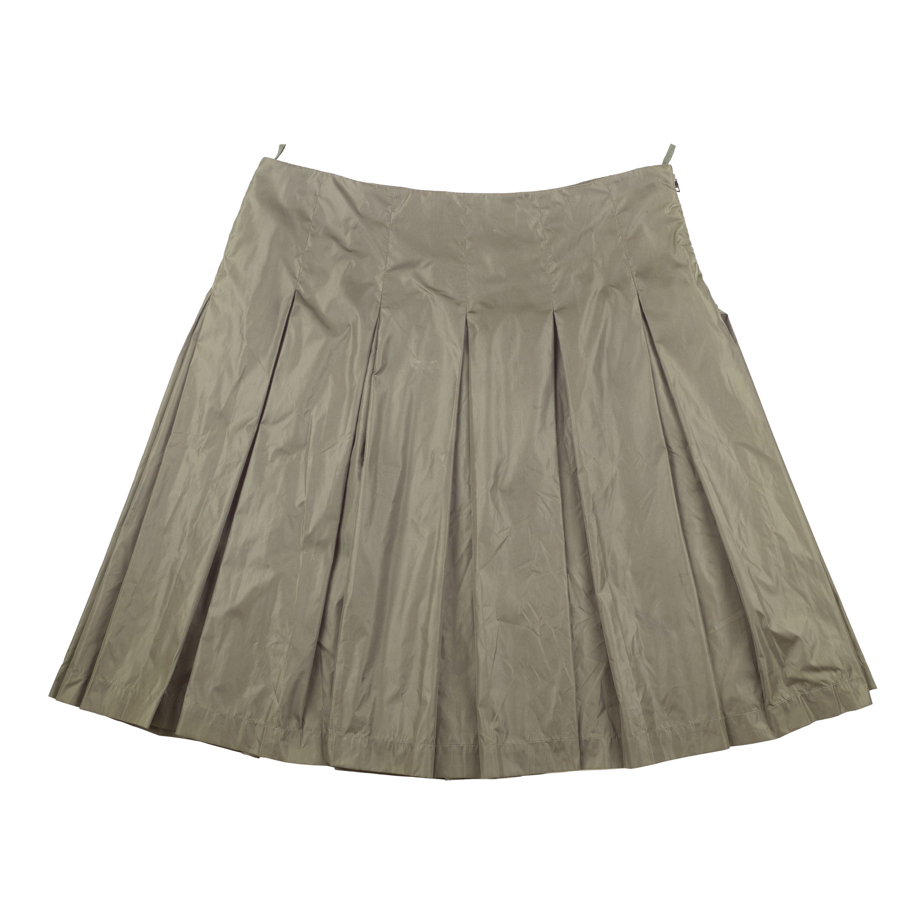 Prada Prada Sport Green Nylon Pleats Skirt | Grailed