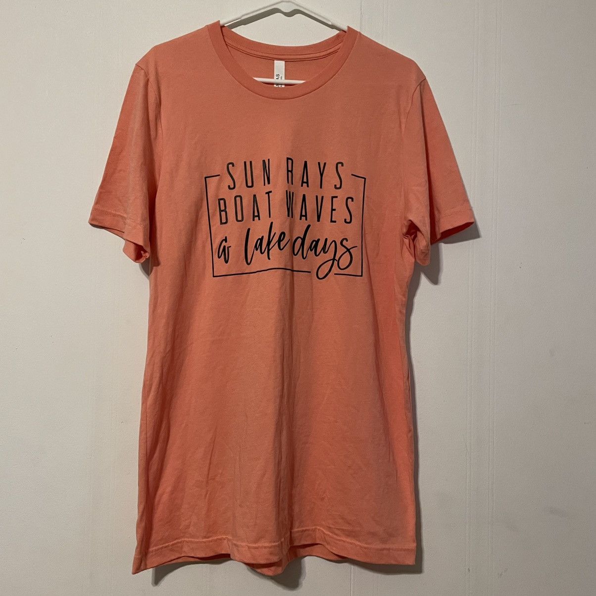 Other Sun Rays, Boat Waves & Lake Days Pink Short Sleeve T Shirt Size L / US 10 / IT 46 - 1 Thumbnail