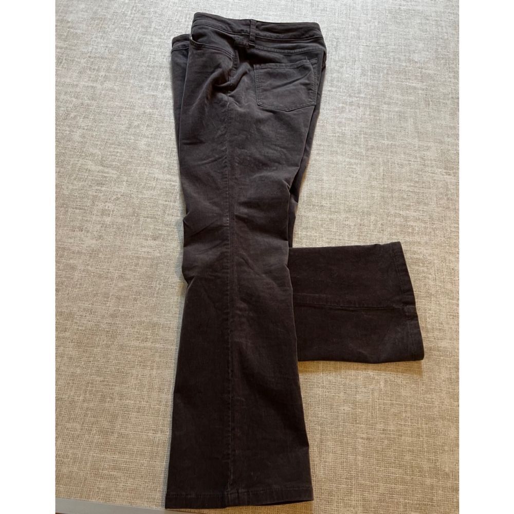 St. Johns Bay St. John’s Bay Women's corduroy brown gray jeans Size M Size 32" / US 10 / IT 46 - 6 Thumbnail
