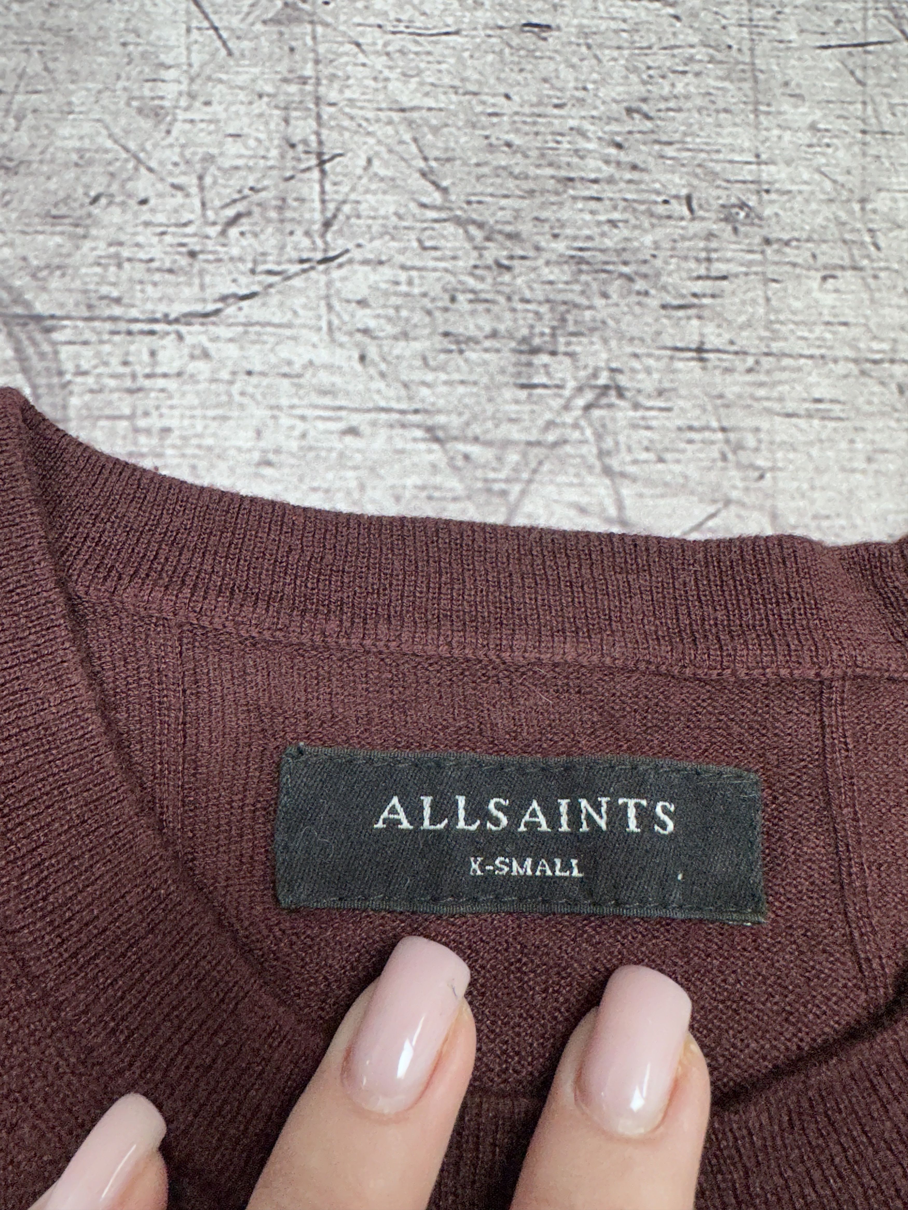 Allsaints Allsaints Nomo Mens Crew Neck Sweater Size US XS / EU 42 / 0 - 4 Thumbnail