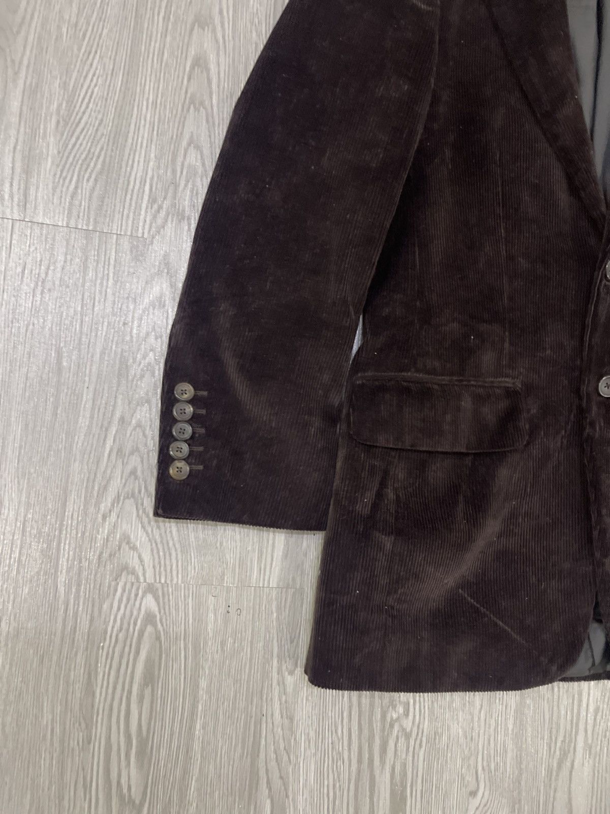 Gucci GUCCI brown cudroy coat jacket Size 44R - 5 Thumbnail