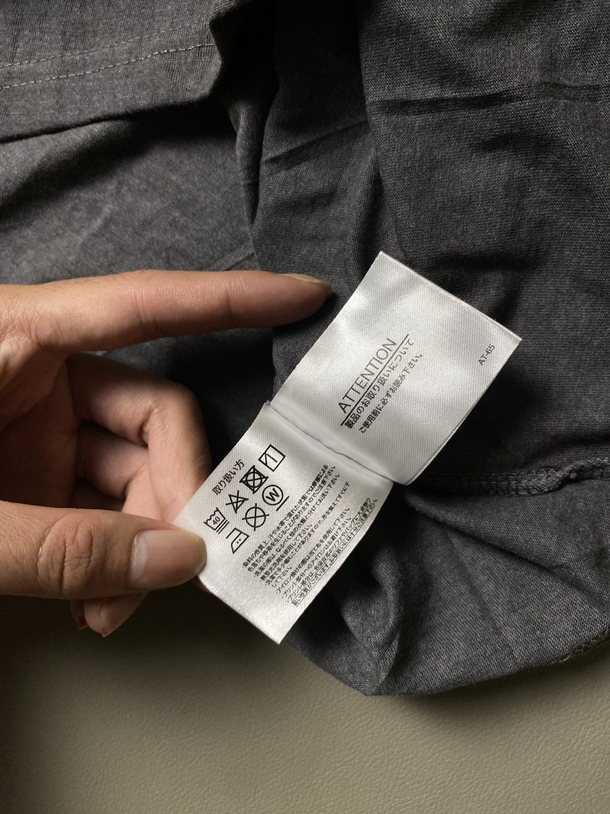 Hysteric Glamour × If Six Was Nine × Le Grande Bleu (L.G.B.) Oblo Design Urban Casual Poem Grunge Tshirt Size US M / EU 48-50 / 2 - 6 Thumbnail