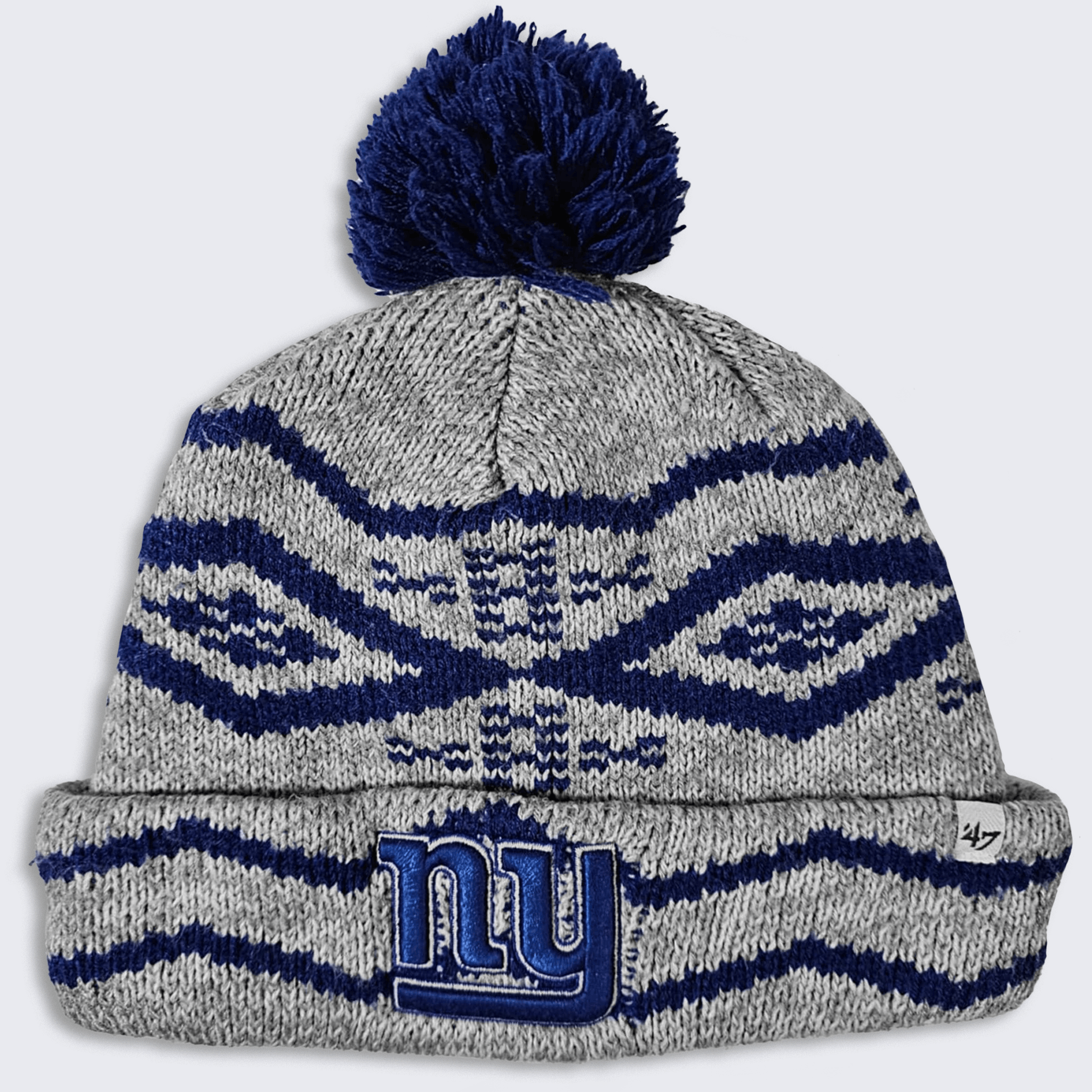 47 Brand × NFL New York Giants Knit Toboggan Beanie Football Hat Size ONE SIZE - 1 Thumbnail