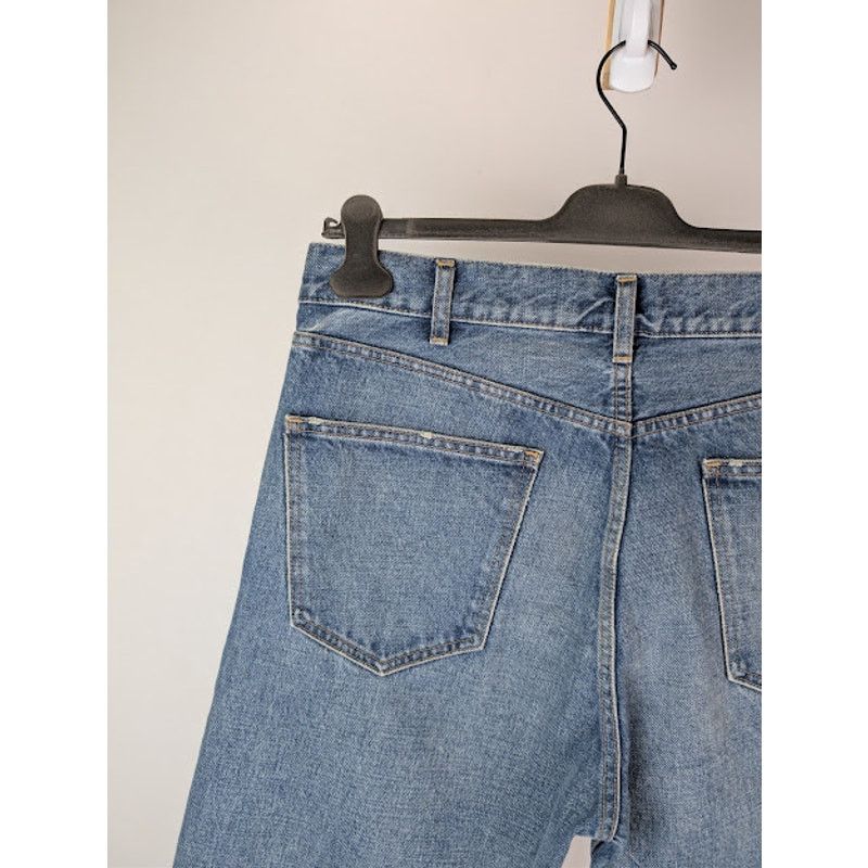 Celine o1rshd1 Straight Leg Kurt Denim Jeans in Washed Blue Size US 33 - 16 Thumbnail