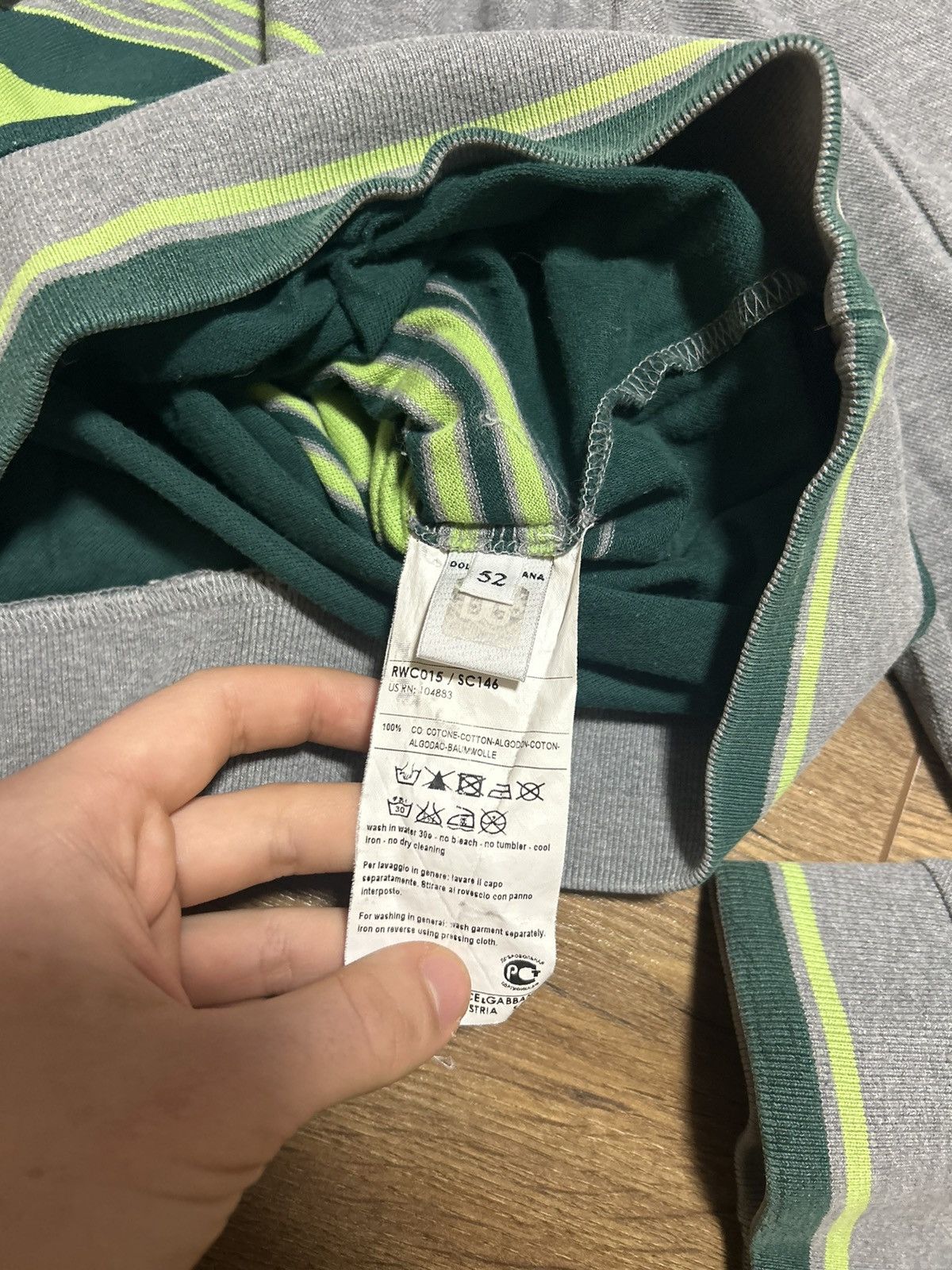 Dolce & Gabbana Vintage Dolce&Gabbana striped hoodie Size US M / EU 48-50 / 2 - 6 Thumbnail