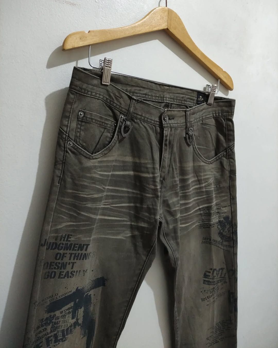semanticdesign Rare Tattoo Semantic Design gun graphic bootcut jeans Size US 32 / EU 48 - 10 Thumbnail