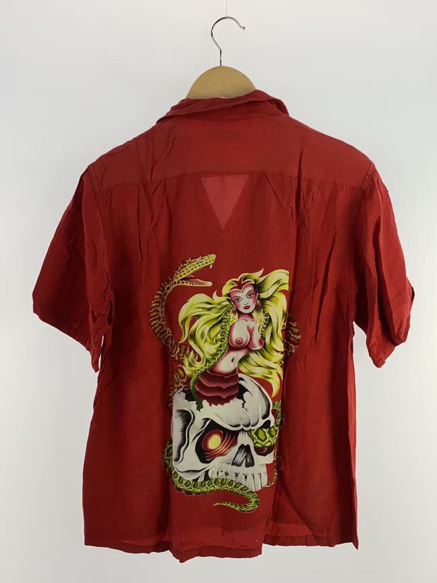 Hysteric Glamour Hysteric Glamour Skull Rayon Aloha Shirt Red Size US S / EU 44-46 / 1 - 2 Thumbnail