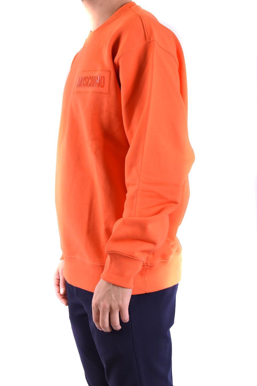 Moschino o1y0225 Logo Crewneck Sweatshirt in Orange Size US M / EU 48-50 / 2 - 4 Thumbnail