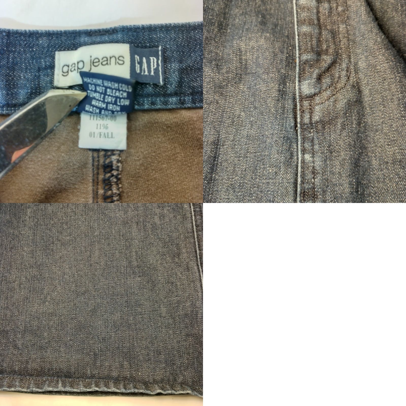 Gap VINTAGE Gap Denim Jean Skirt Midi Western Classic OCR? [Note: This is invalid; please provide proper original title to refine.] Size 34" / US 12 / IT 48 - 8 Thumbnail