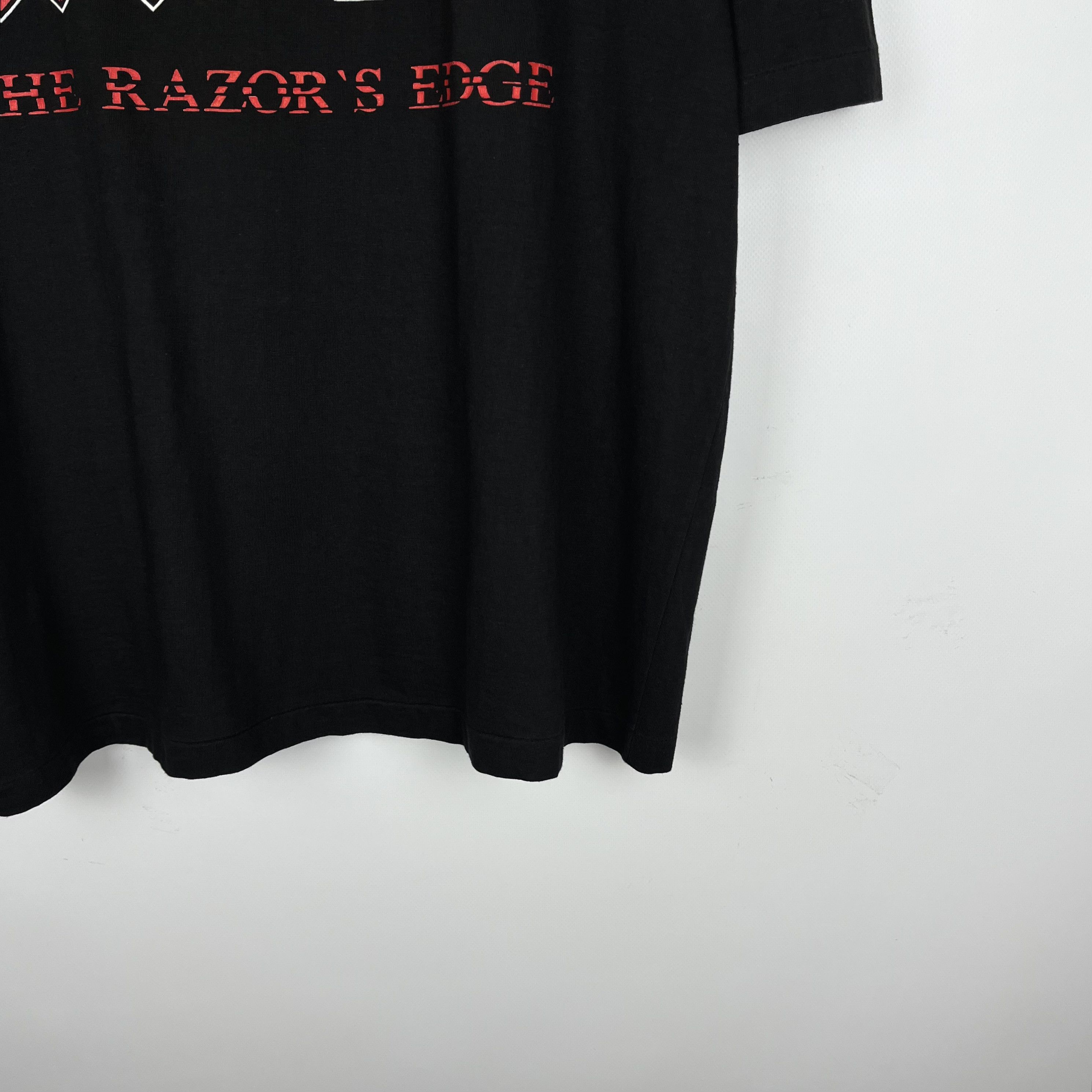 Band Tees Vintage AC/DC The Razors Edge Rare Rock Band T Shirt 1990’s Size US L / EU 52-54 / 3 - 4 Thumbnail