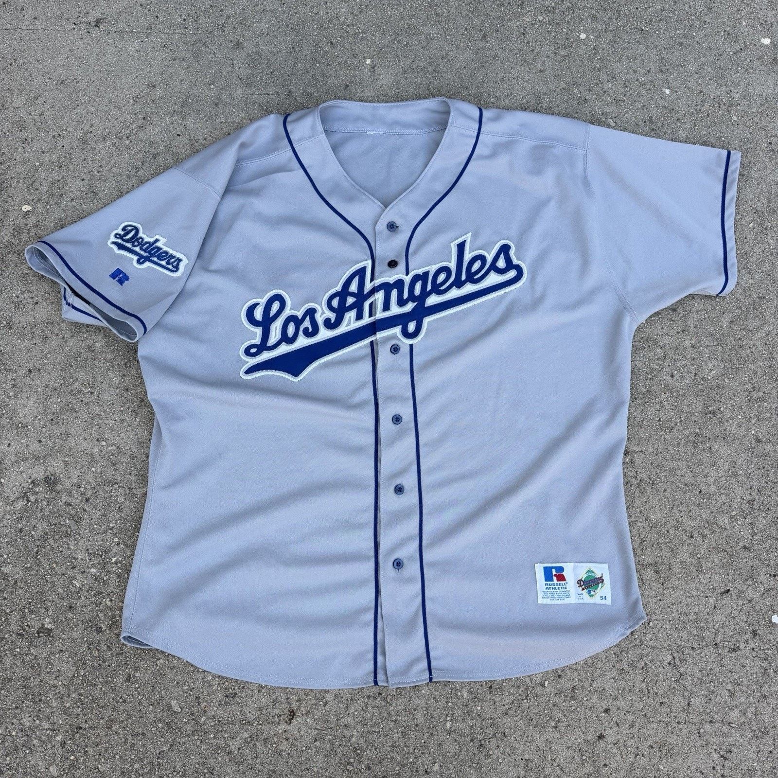 MLB × Russell Athletic × Vintage Vintage 90s Russell Athletic Los Angeles Dodgers Jersey MLB Size US XXL / EU 58 / 5 - 2 Thumbnail
