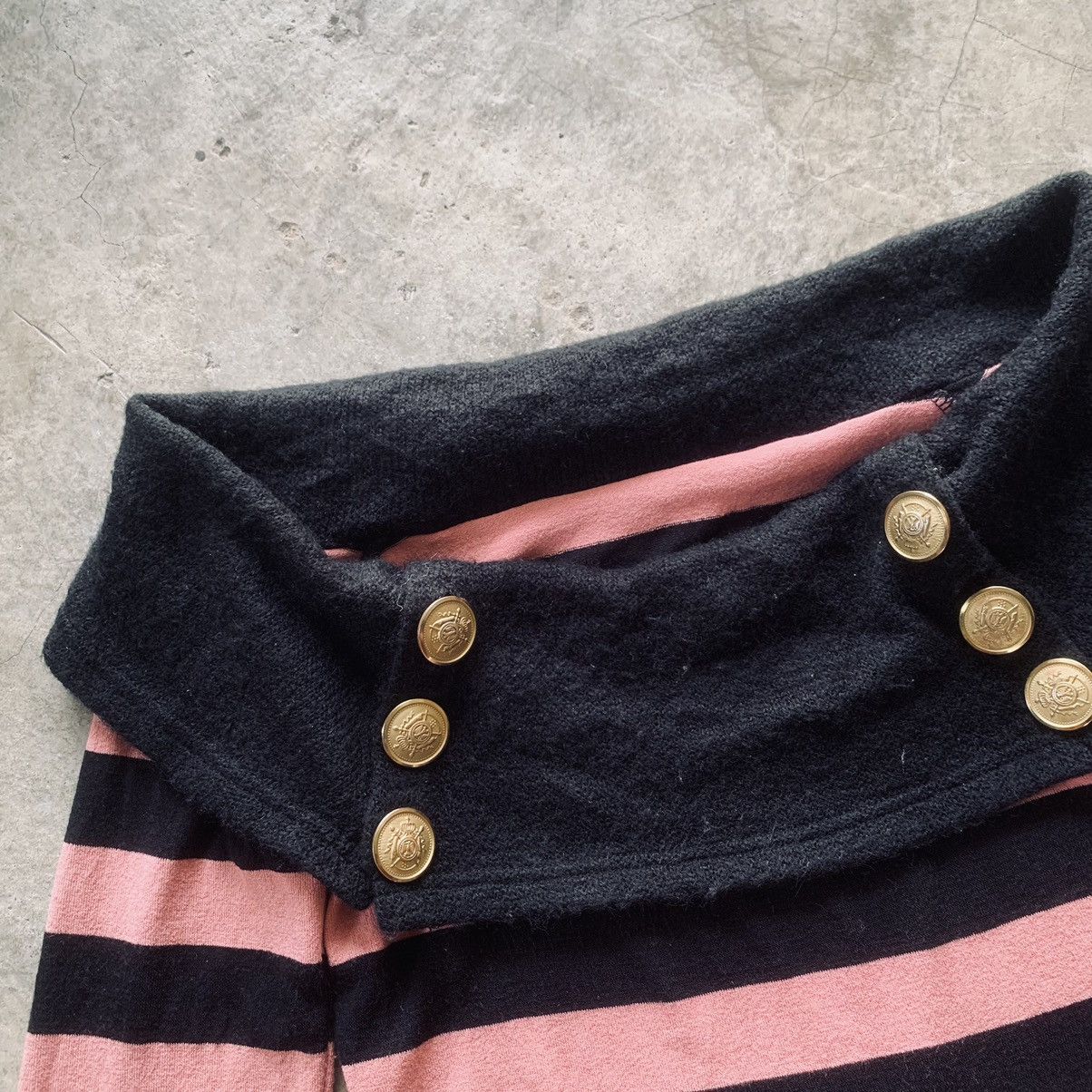 Japanese Brand 2000’s d.i.a gothic stripes jumper Size XS / US 0-2 / IT 36-38 - 4 Thumbnail