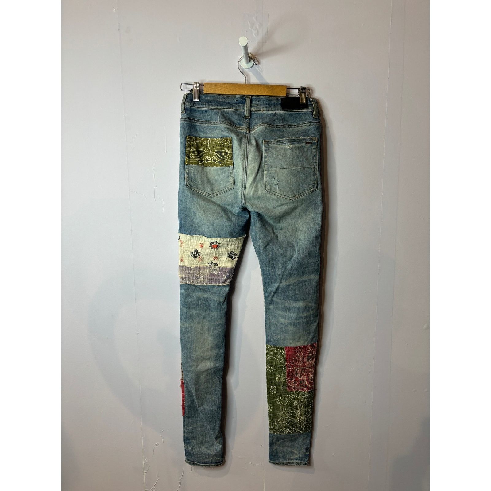 Amiri Amiri Multi Patch Jeans Used 33 Size US 33 - 3 Thumbnail