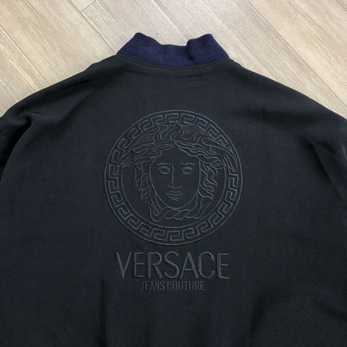Versace 🇮🇹Gianni Versace Jeans Couture Medusa Reversible Silk Jacket Size US L / EU 52-54 / 3 - 18 Thumbnail