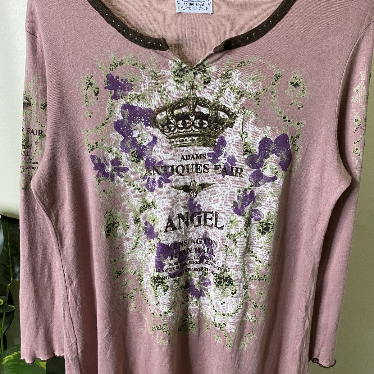 Affliction ToTheAngel Seditionaries Poem Cyber Gothic Punk Grunge Size M / US 6-8 / IT 42-44 - 2 Thumbnail