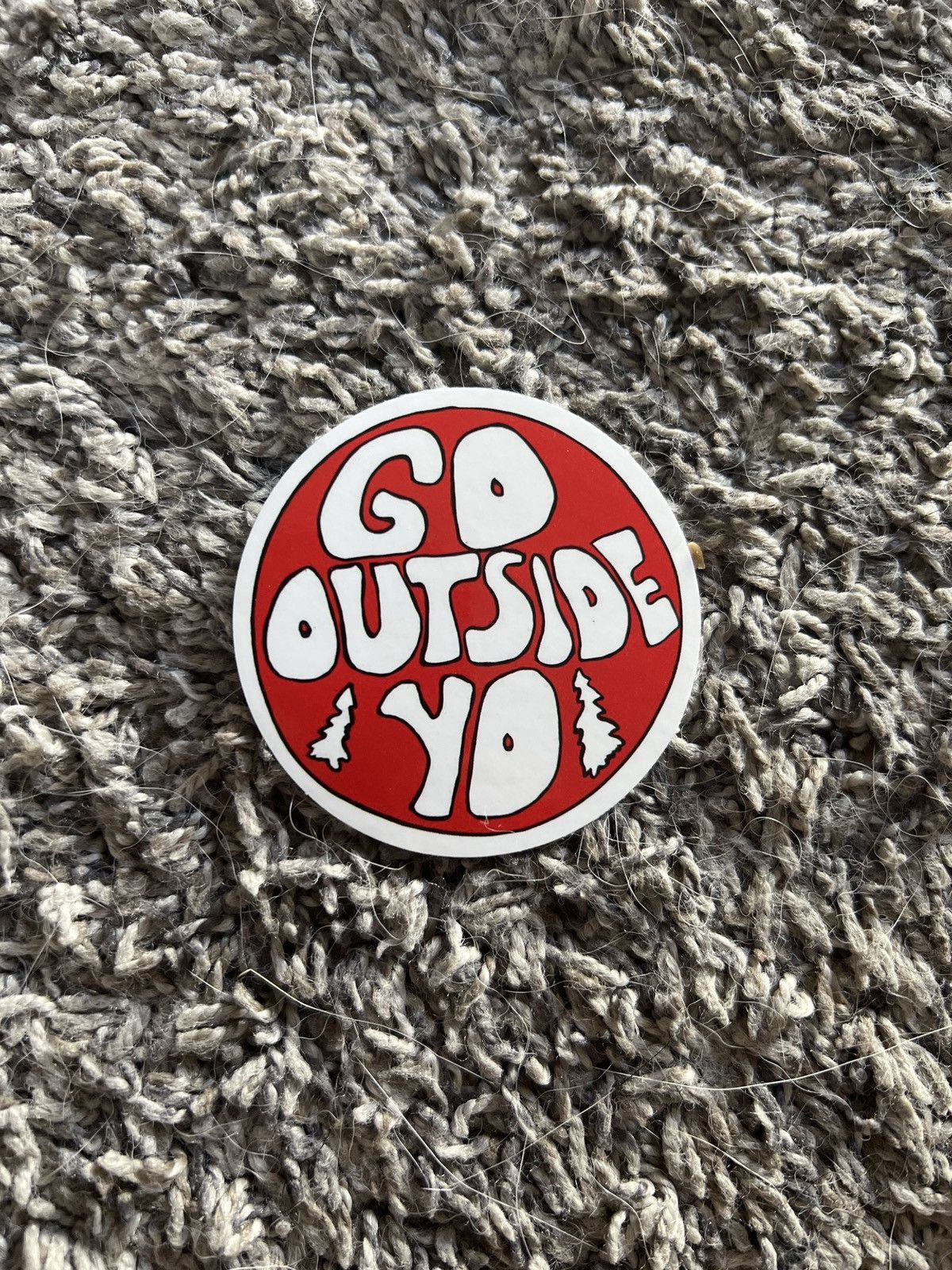 Hypebeast Go Outside Yo Sticker Size ONE SIZE - 1 Thumbnail
