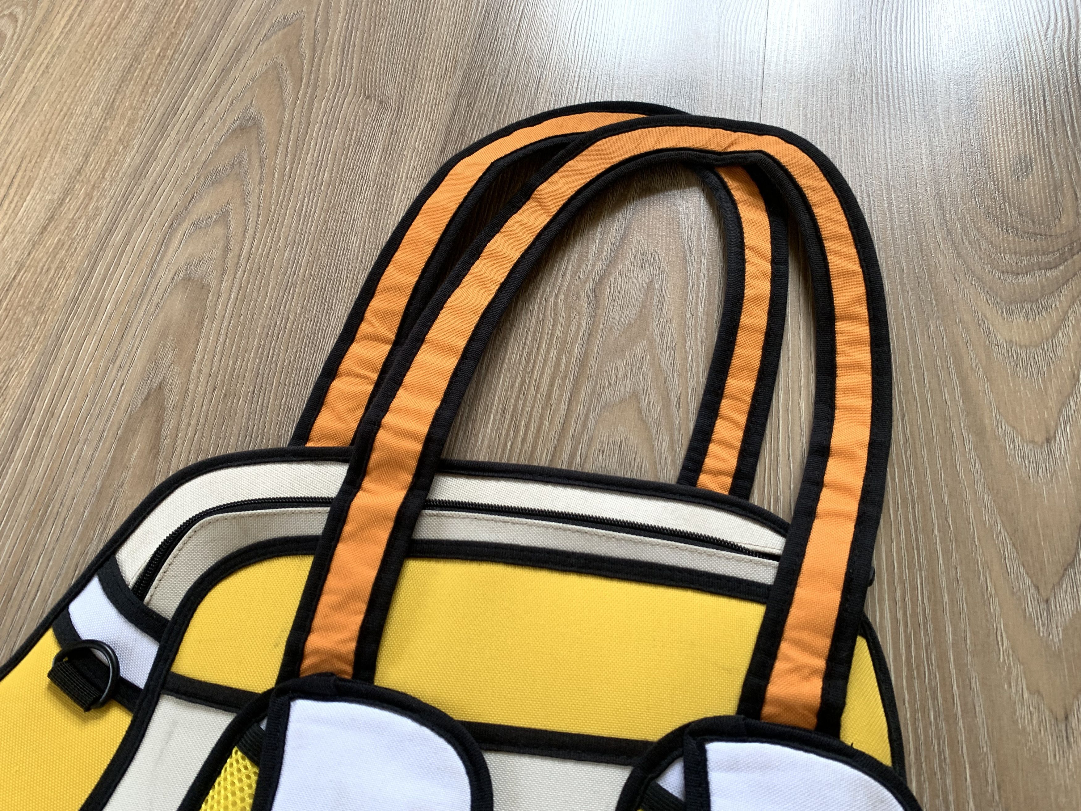 Designer Jump From Paper 2D Cartoon Shoulder Bag Size ONE SIZE - 3 Thumbnail