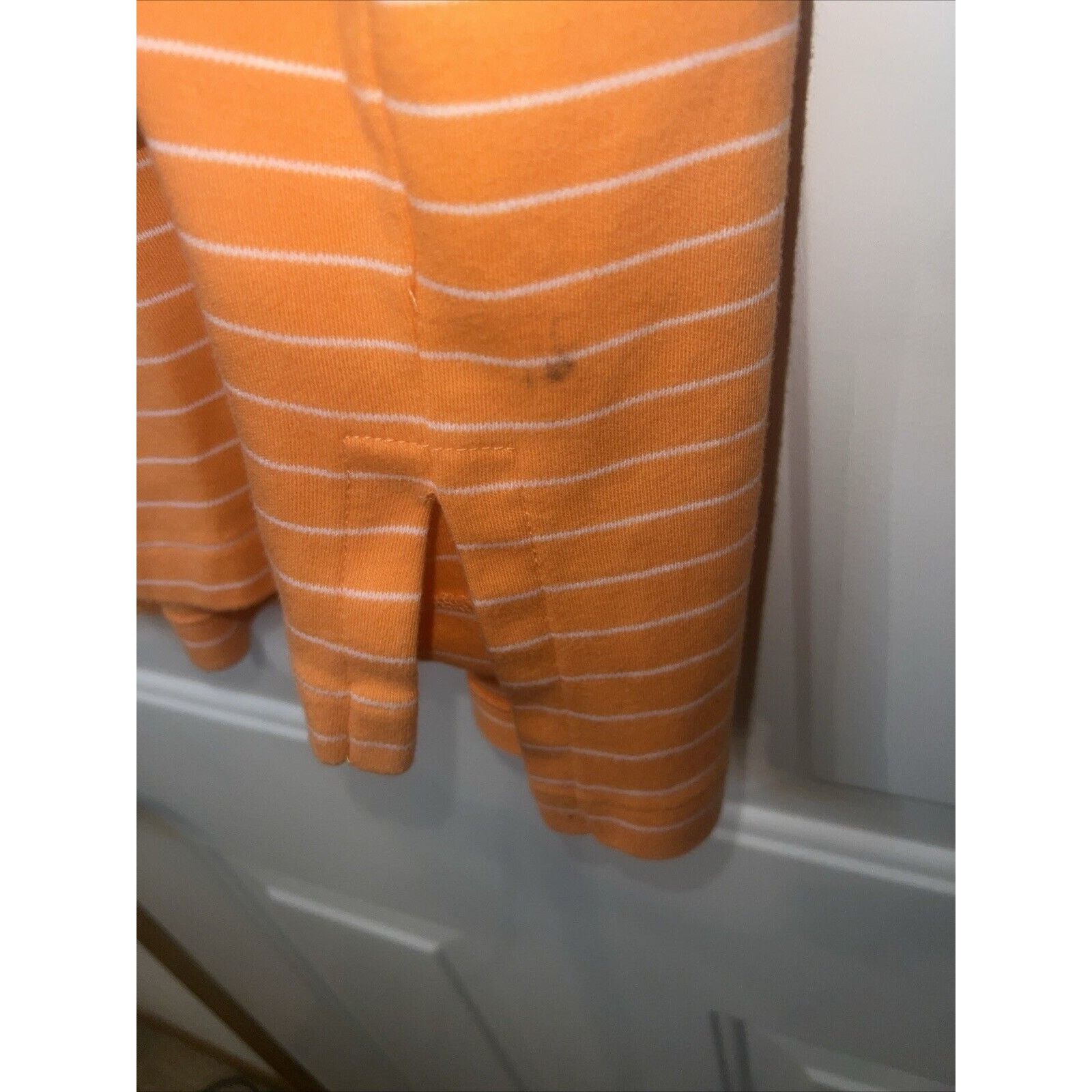 Ralph Lauren Polo Ralph Lauren Men’s Shirt Custom Fit Orange Striped XL Size US XL / EU 56 / 4 - 7 Thumbnail