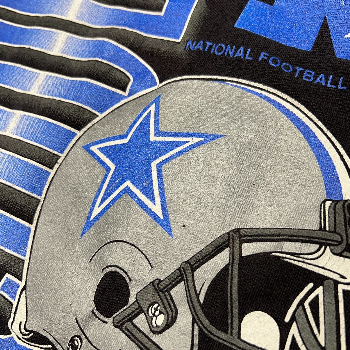 Starter × Vintage VTG Dallas Cowboys Black Starter Helmet NFL Single Stitch Size US L / EU 52-54 / 3 - 4 Thumbnail