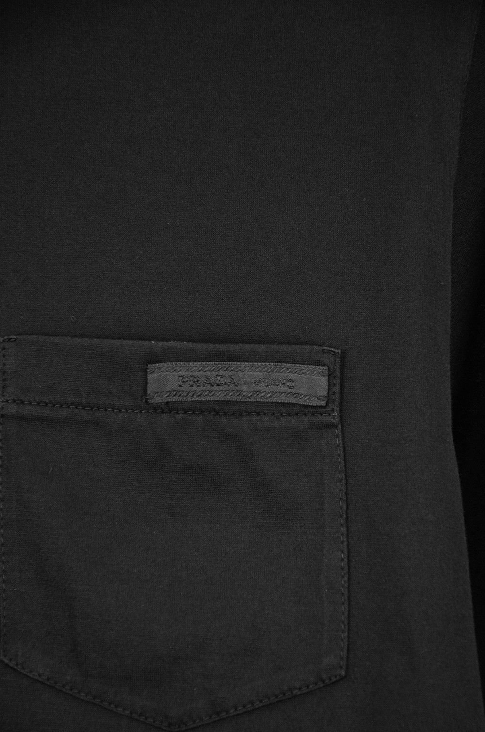 Prada Prada Black Cotton Polo Shirt Size L Size US L / EU 52-54 / 3 - 4 Thumbnail