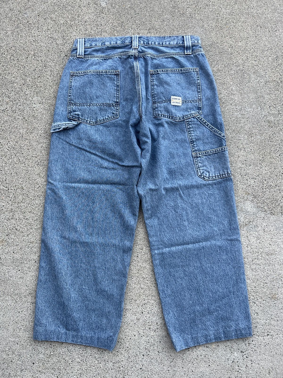Levi's Vintage Y2K Levis L. Indigo Loose Carpenter Jeans Size 34x30 Size US 34 / EU 50 - 2 Thumbnail