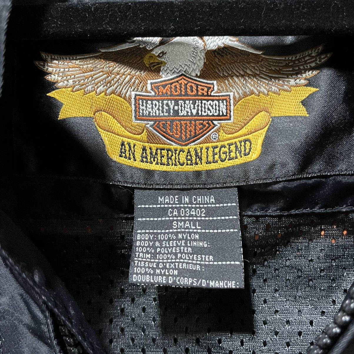 Harley Davidson VINTAGE HARLEY DAVIDSON GRUNGE ORANGE BLACK FULL ZIP JACKET Size US S / EU 44-46 / 1 - 7 Thumbnail
