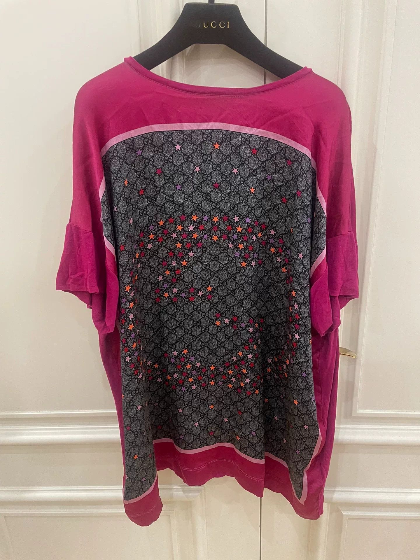 Gucci Gucci Silk Loose Dropped Shoulder Top Size XS / US 0-2 / IT 36-38 - 1 Thumbnail