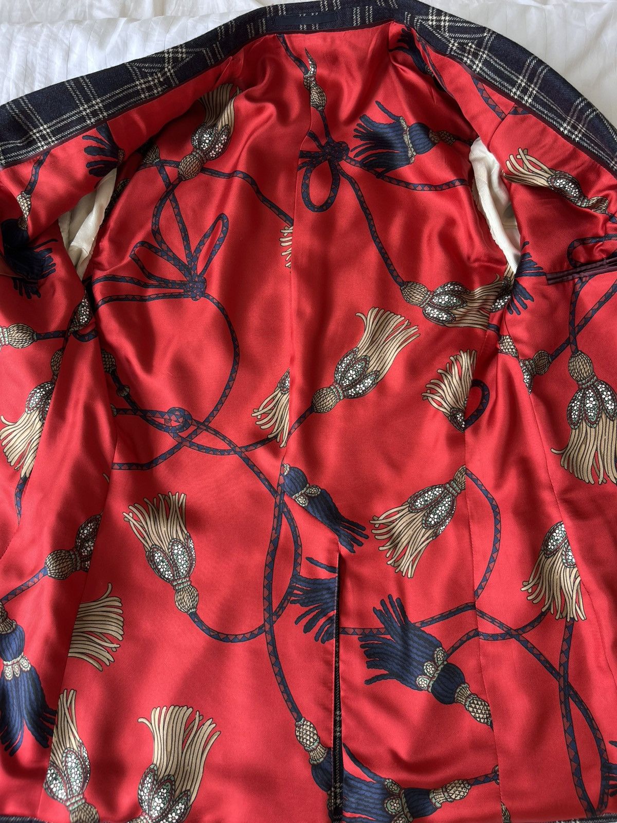 Gucci Gucci Double-Breasted Woolen Suit Size 46R - 9 Thumbnail