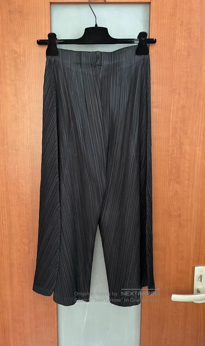 Issey Miyake Issey Miyake size:3 Black Irregular Pants Size 22" - 3 Thumbnail