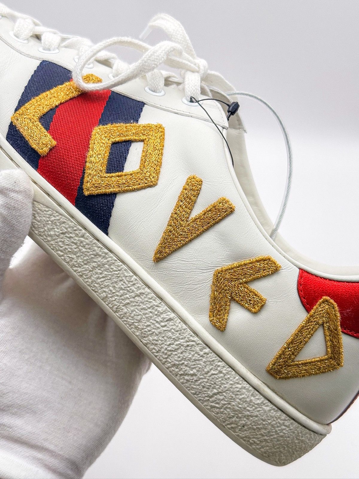 Gucci Gucci Ace Loved Limited Edition Sneakers Size US 12 / EU 45 - 13 Thumbnail
