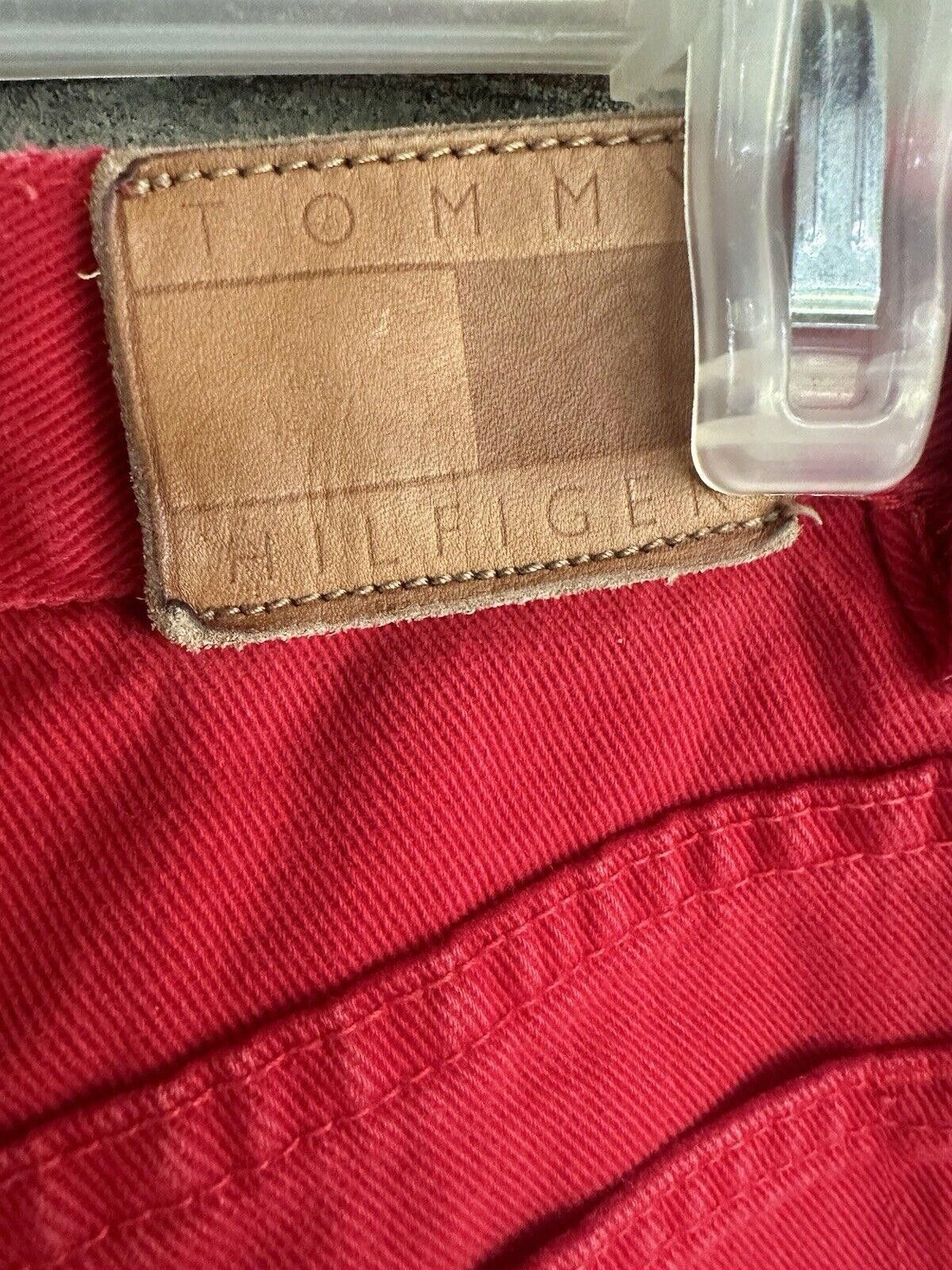 Tommy Hilfiger Tommy Hilfiger Red Cotton Denim Carpenter Jeans Vintage Size 34" / US 12 / IT 48 - 10 Thumbnail