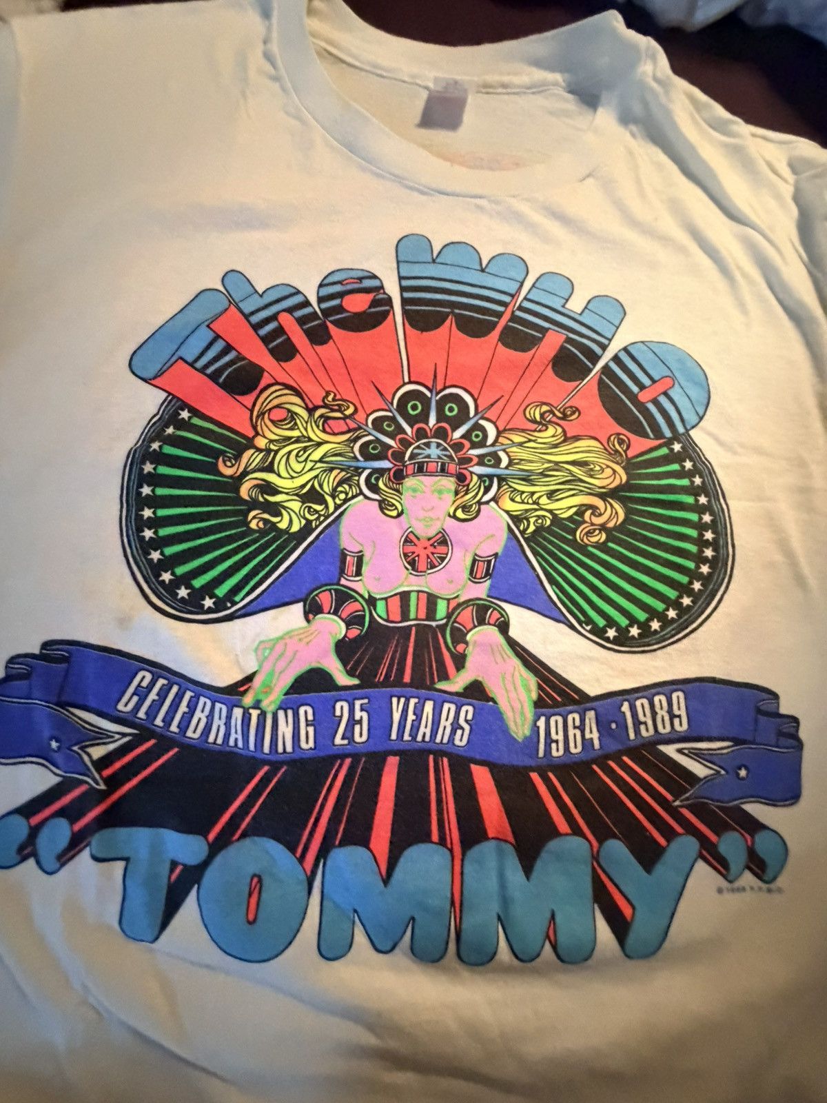 Other THE WHO TOUR Tshirt 1989 Size US XL / EU 56 / 4 - 1 Thumbnail
