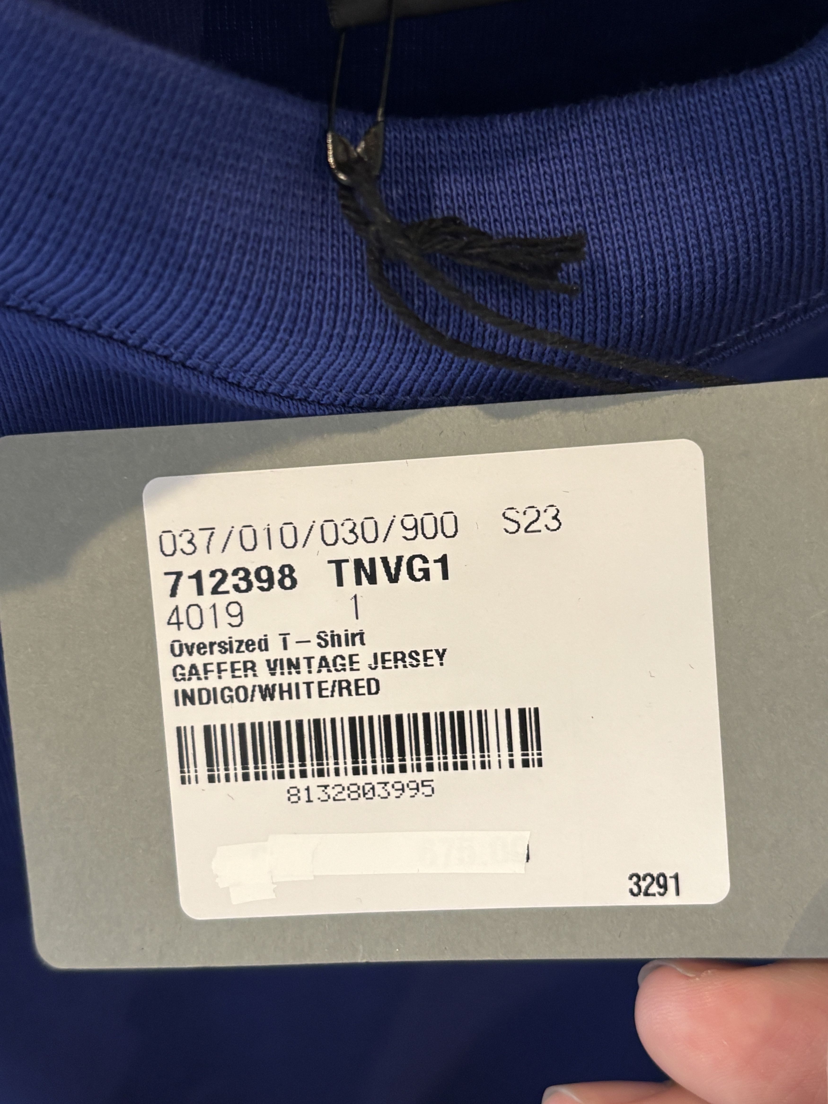 Balenciaga Balenciaga Gaffer Blue T-Shirt Oversized Size US S / EU 44-46 / 1 - 5 Thumbnail