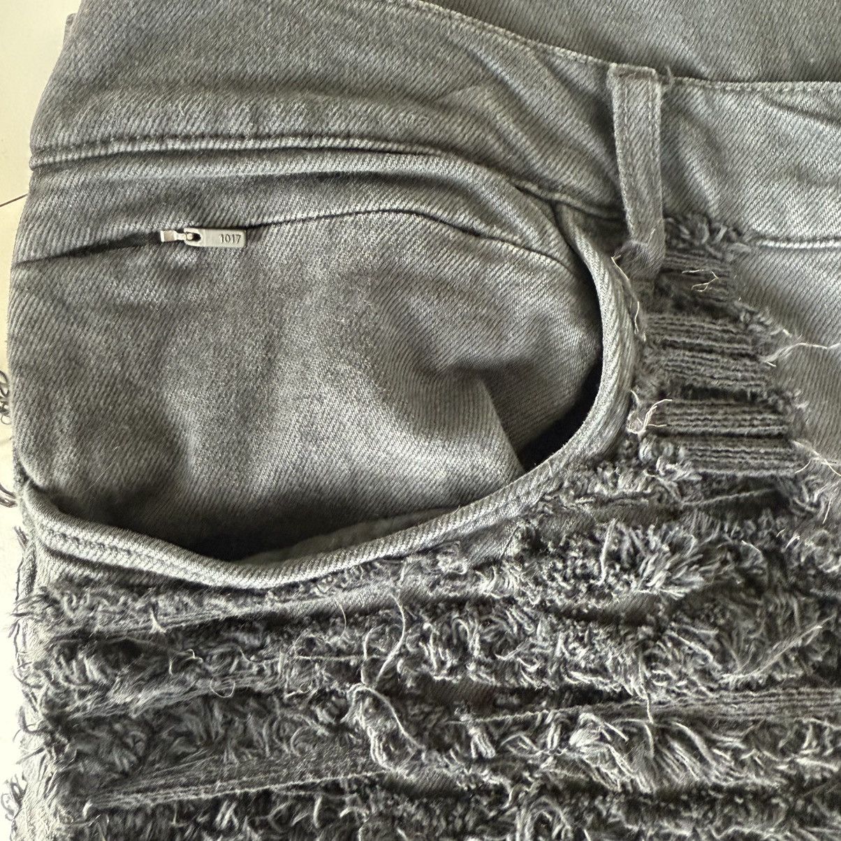 1017 ALYX 9SM × Blackmeans 1017 ALYX 9SM x Blackmeans Distressed Shaggy Jeans – Size 36 Size US 36 / EU 52 - 8 Thumbnail