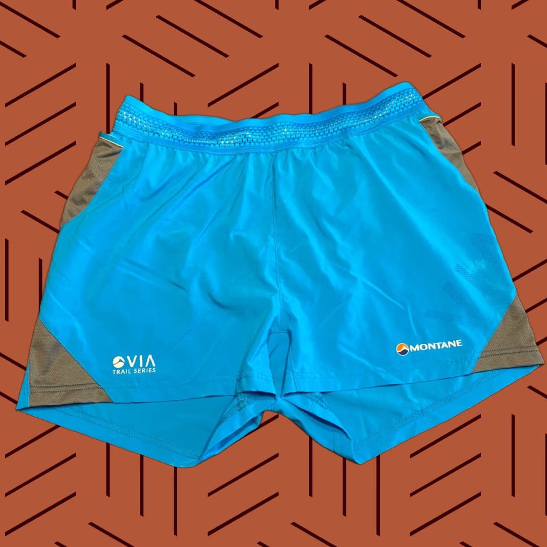 Montane Montane Shorts Womens UK 10 (S) Blue Hiking Trail VIA Trail Series Outdoor Lined Size 28" / US 6 / IT 42 - 1 Thumbnail