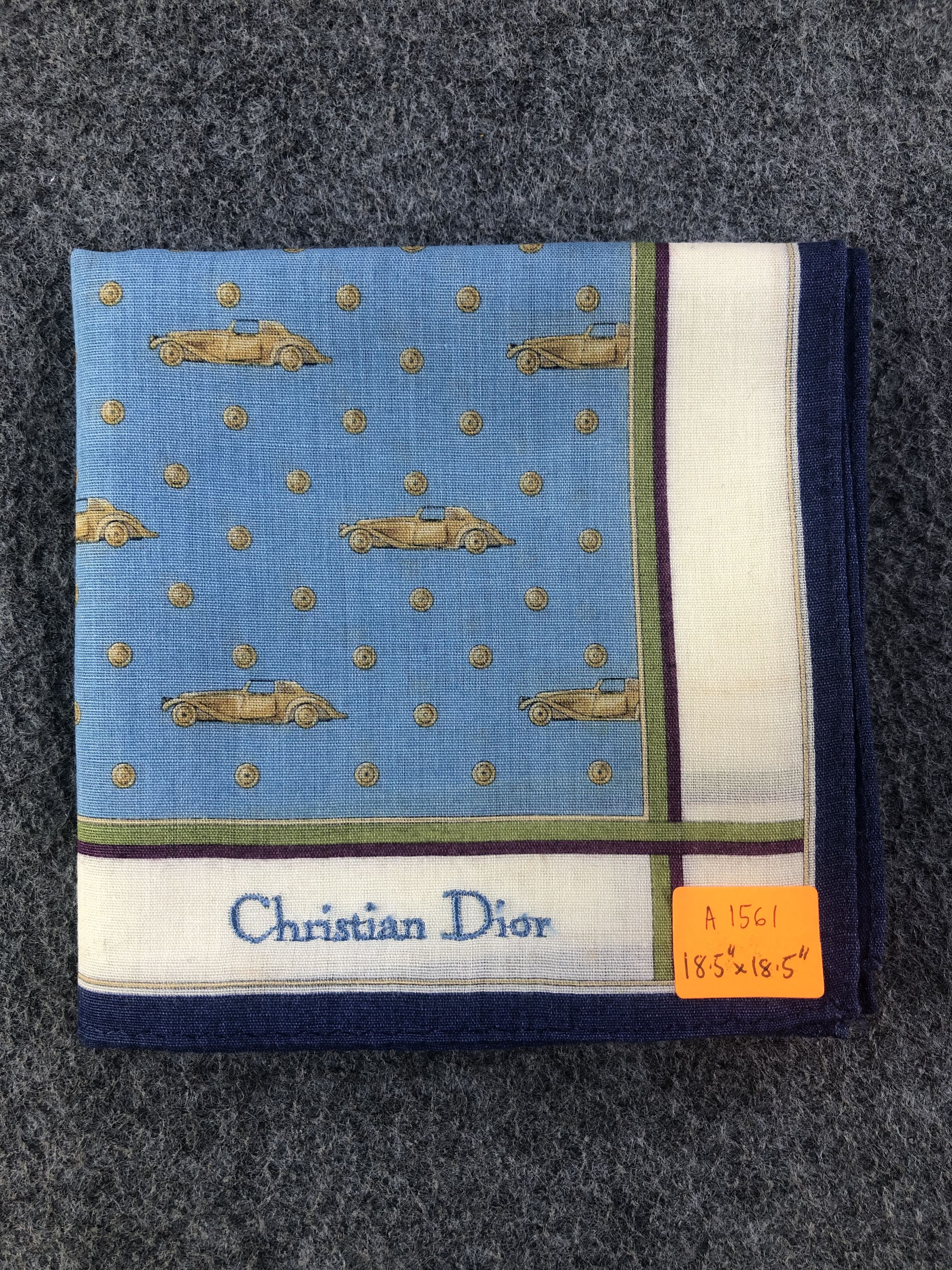 Vintage Christian Dior Handkerchief / Bandana / Neckerchief Size ONE SIZE - 8 Thumbnail