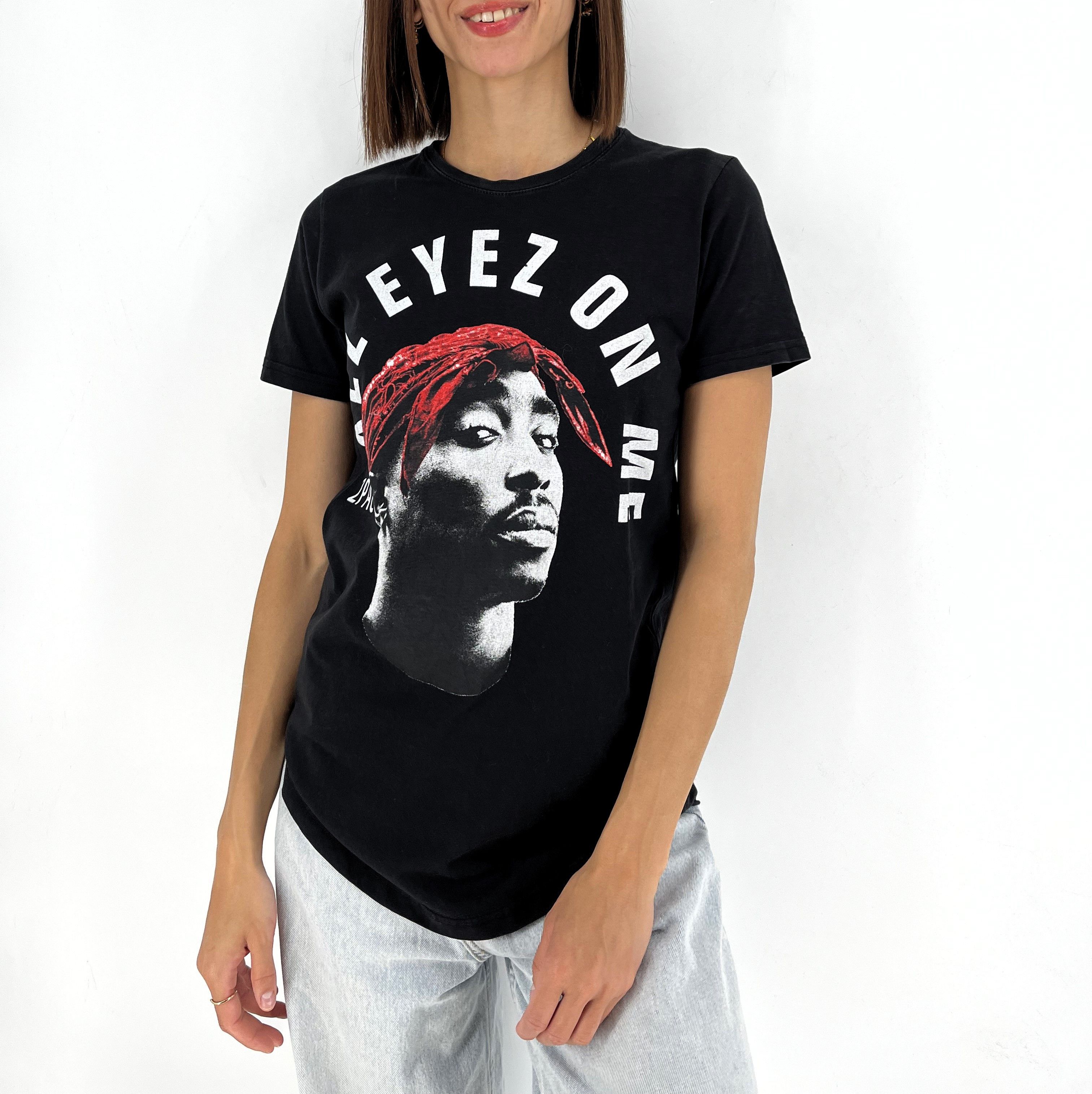Band Tees Vintage Y2K 2PAC Tupac Shakur HipHop Rap Tee Size M Size M / US 6-8 / IT 42-44 - 2 Thumbnail