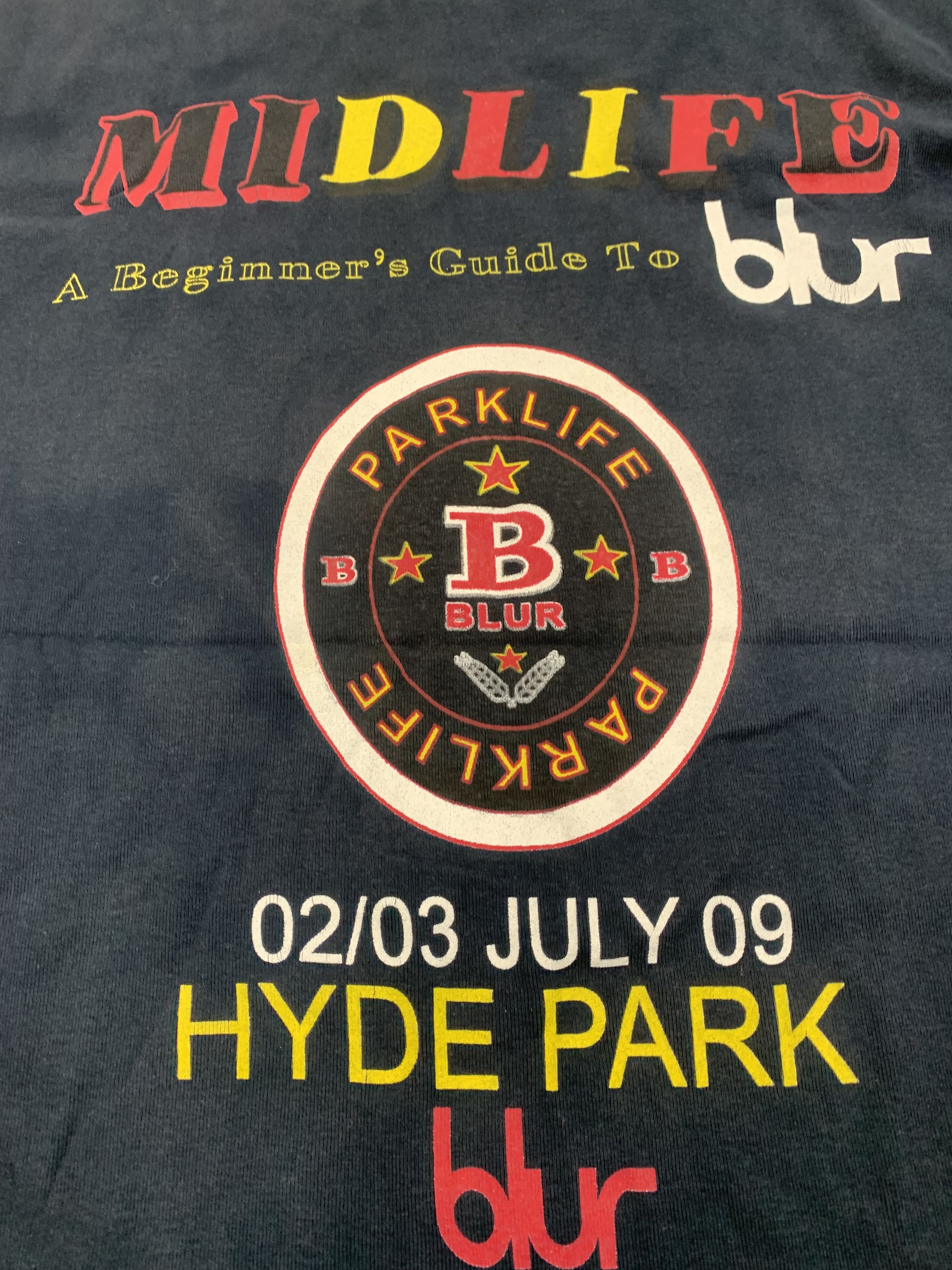 Band Tees VTG BLUR PARKLIFE TOUR BAND SHIRT OASIS SUEDE BRITPOP RIDE Size US M / EU 48-50 / 2 - 6 Thumbnail