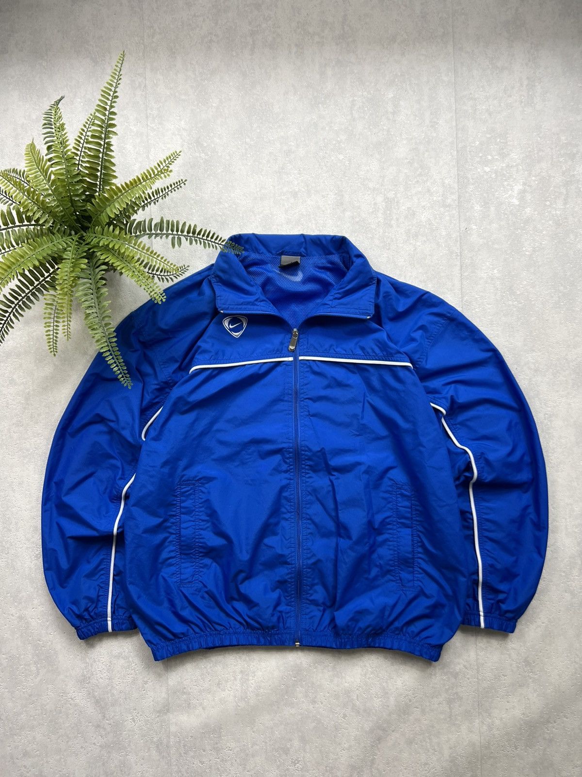 Nike 90’s NIKE TEAM RETRO SWOOSH LOGO Y2K VINTAGE TRACK JACKET Size US L / EU 52-54 / 3 - 1 Thumbnail