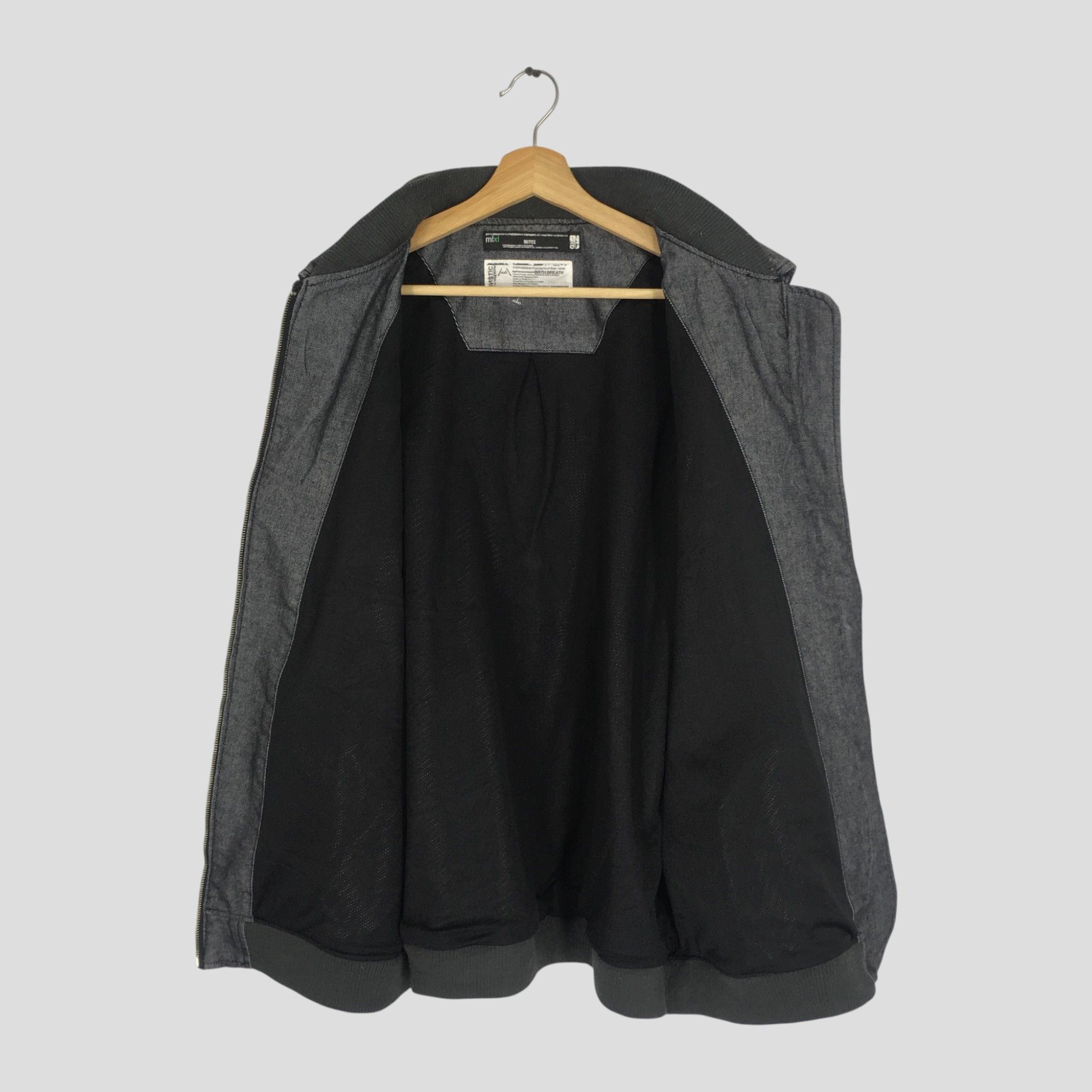 Number (N)ine Number (N)ine Japanese Black Denim Jeans Jacket Size US L / EU 52-54 / 3 - 2 Thumbnail