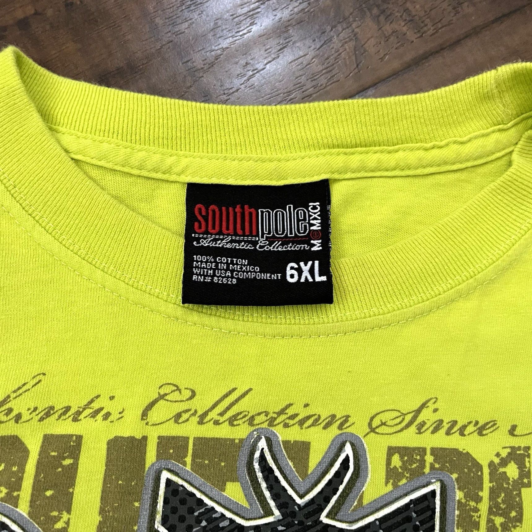 Southpole VINTAGE Southpole T-Shirt Graphic Print 3XL Unisex Adults Green Crew Neck Short Sleeve Size US XXL / EU 58 / 5 - 3 Thumbnail