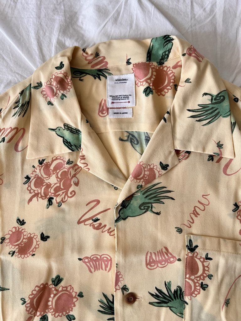 Visvim WALLIS SHIRT S/S SUNNYBIRD Yellow sz 3 Size US L / EU 52-54 / 3 - 3 Thumbnail