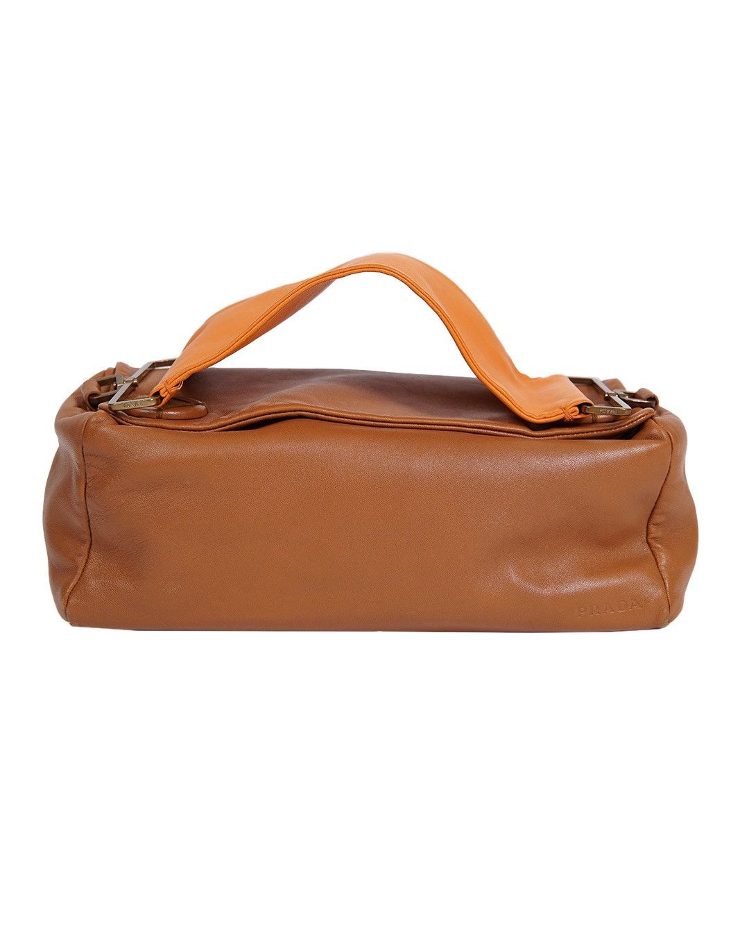 Prada Prada S/S2001 Leather Bag in Brown/Orange Size ONE SIZE - 1 Thumbnail