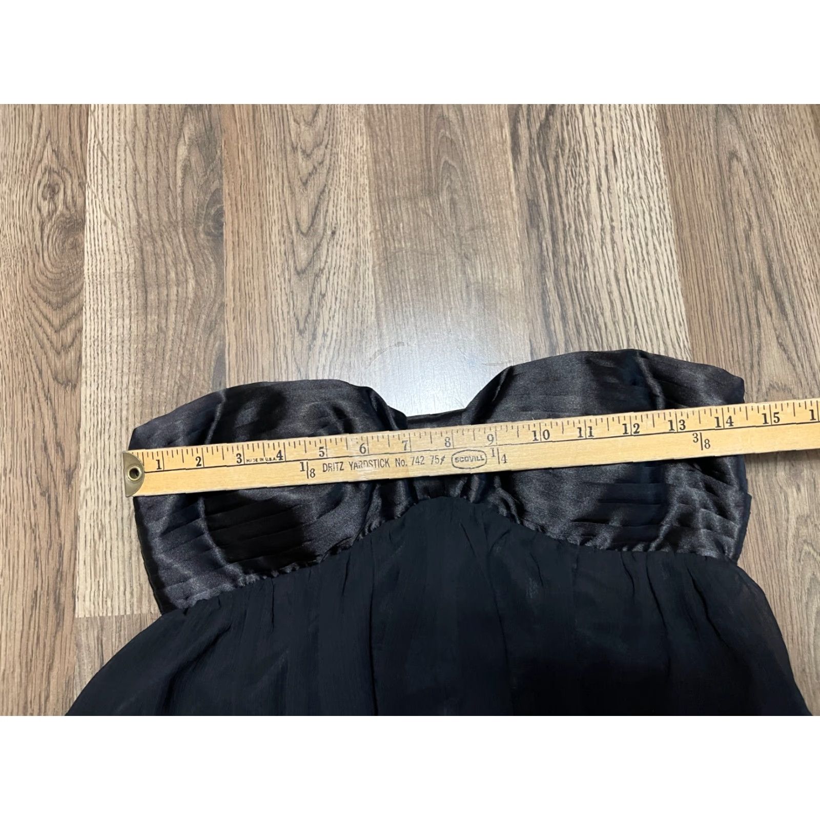 Vintage London Times Dress Women's Size 4 Black Strapless Sleeveless Pencil Dress Zip Side Zipper Casual Party/Cocktail Short Vintage No N/A Size S / US 4 / IT 40 - 3 Thumbnail