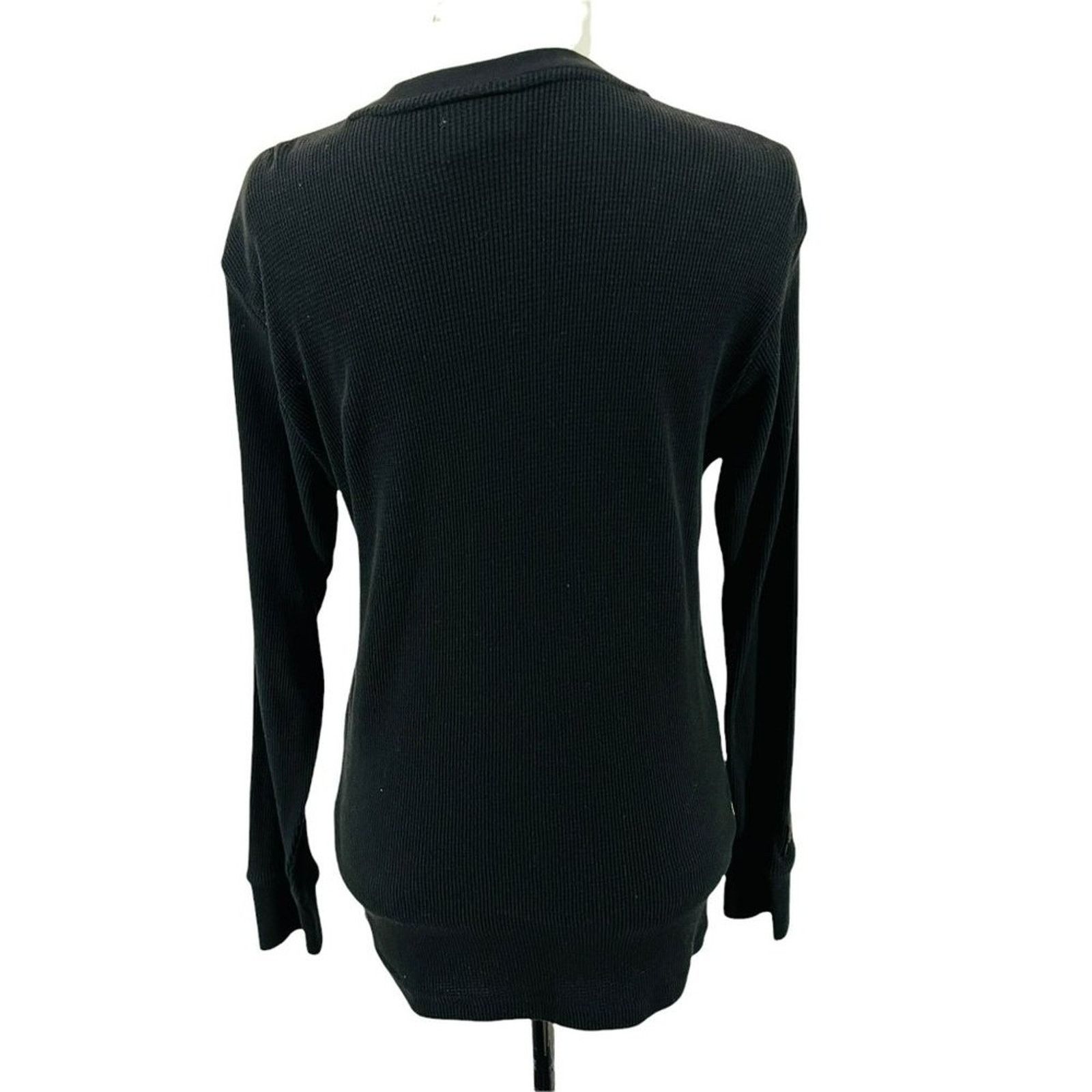 Black Label Blac Label Black Thermal Studded Shoulder Long Sleeve Size S / US 4 / IT 40 - 6 Thumbnail