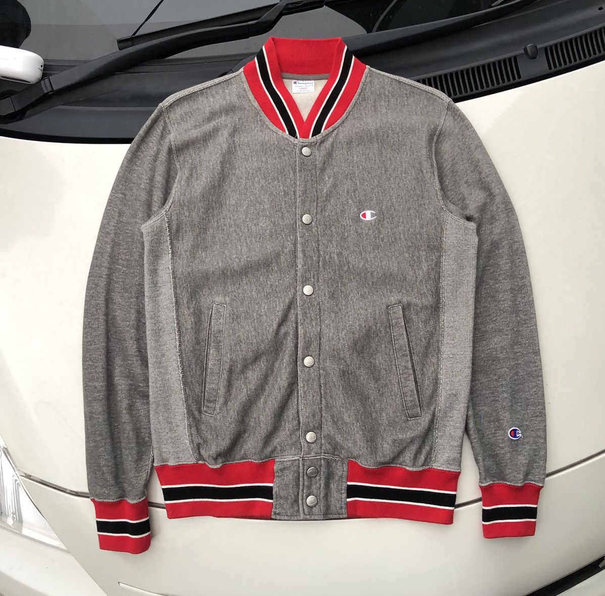 Champion Champion Reverse Weave Button Snap Track Top Jacket Size US L / EU 52-54 / 3 - 4 Thumbnail