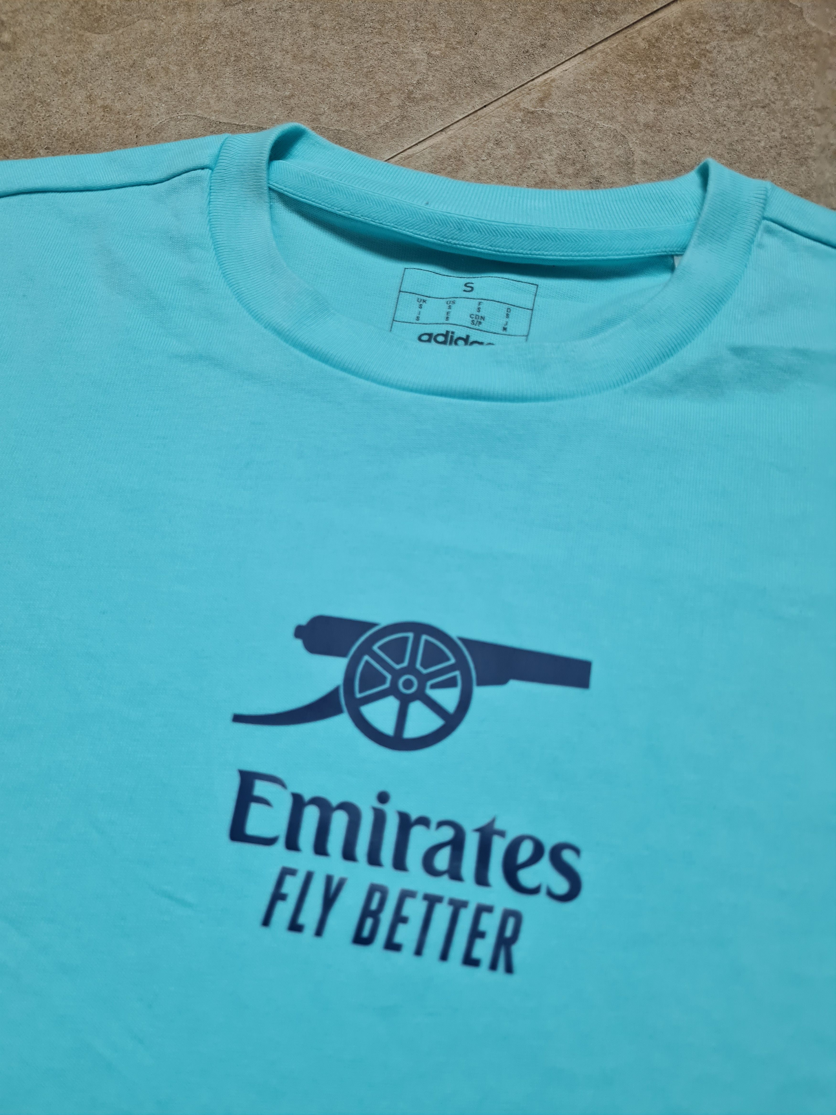 Arsenal Adidas Player Issue Travel Tshirt 23/24 Green