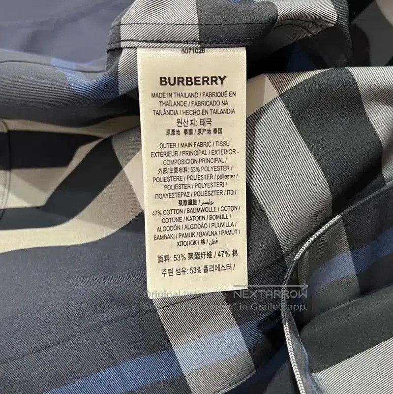 Burberry Burberry Short Sleeve Blue Checkered Shirt. Size US XS / EU 42 / 0 - 7 Thumbnail