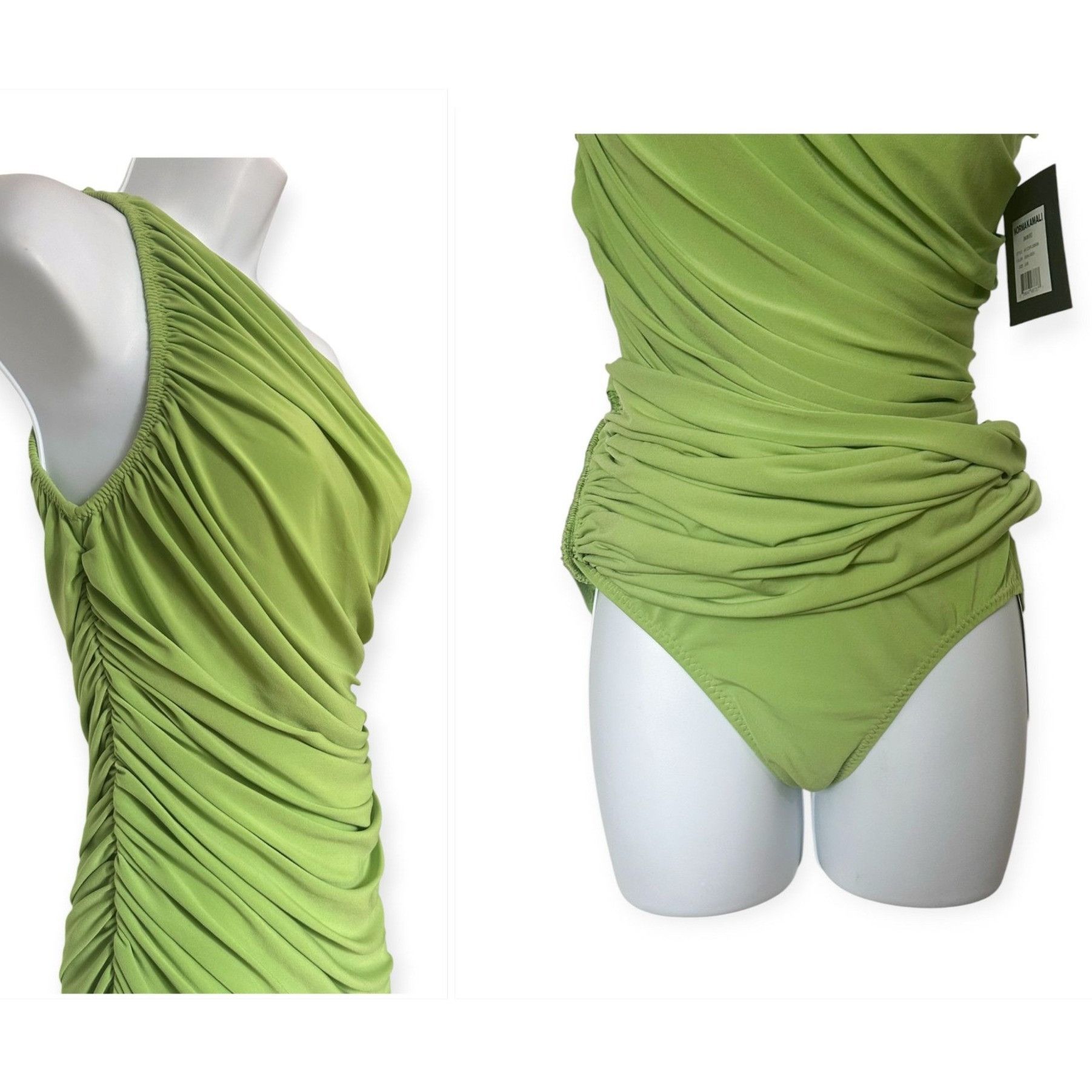 Norma Kamali Norma Kamali Diana Dress, Gemini Green, Size S, NWT Size S / US 4 / IT 40 - 13 Thumbnail