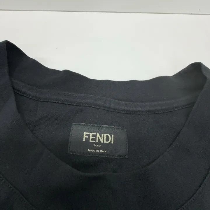 Fendi Fendi SS22 Black Logo Long Sleeve T-Shirt -2507 Size US L / EU 52-54 / 3 - 4 Thumbnail